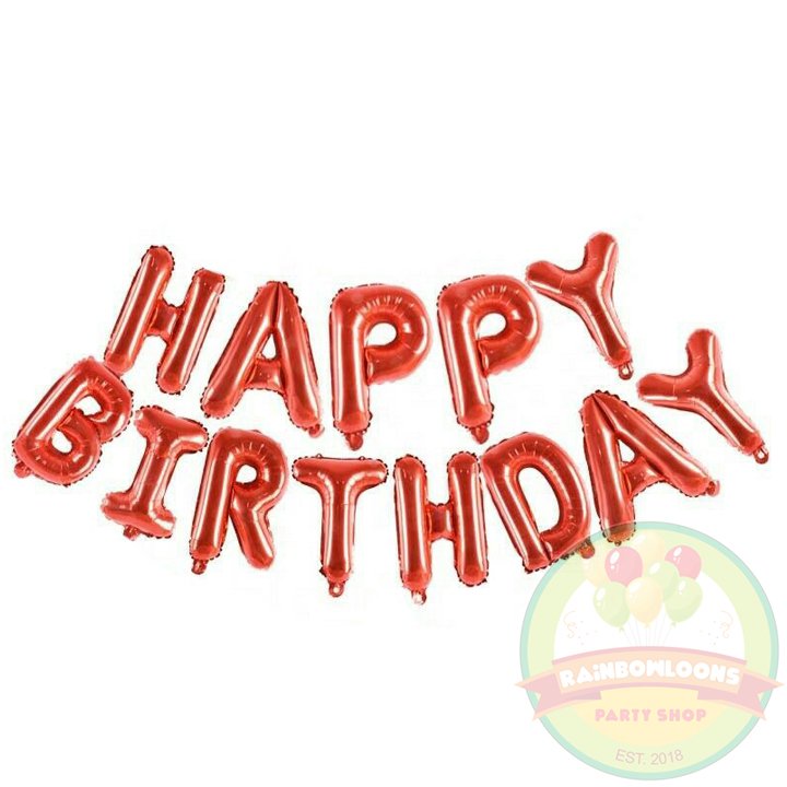 Balloons | Letter Foil Balloons | Rainbowloons Party Shop