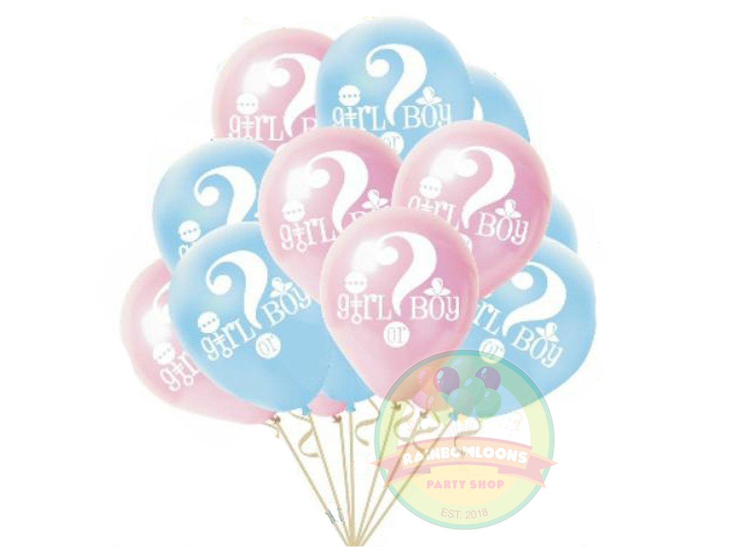 Girl or Boy Balloon Set of 15